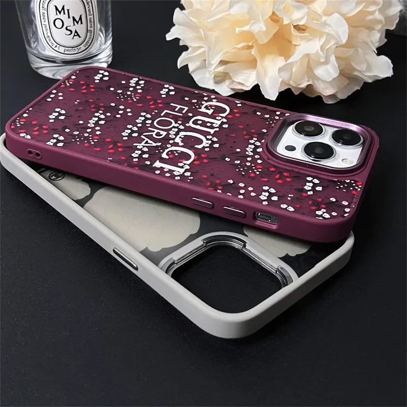 Gucci Flora Flowers Pattern Phone Case- iPhone Series