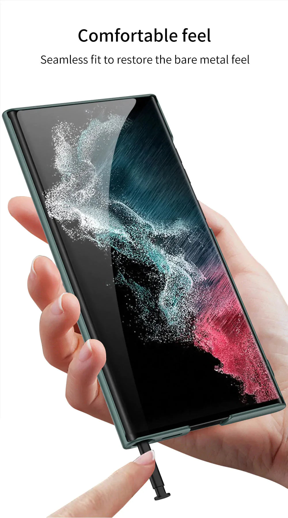 Luxury Thin Standing Case With S-Pen Slot For Galaxy S Series