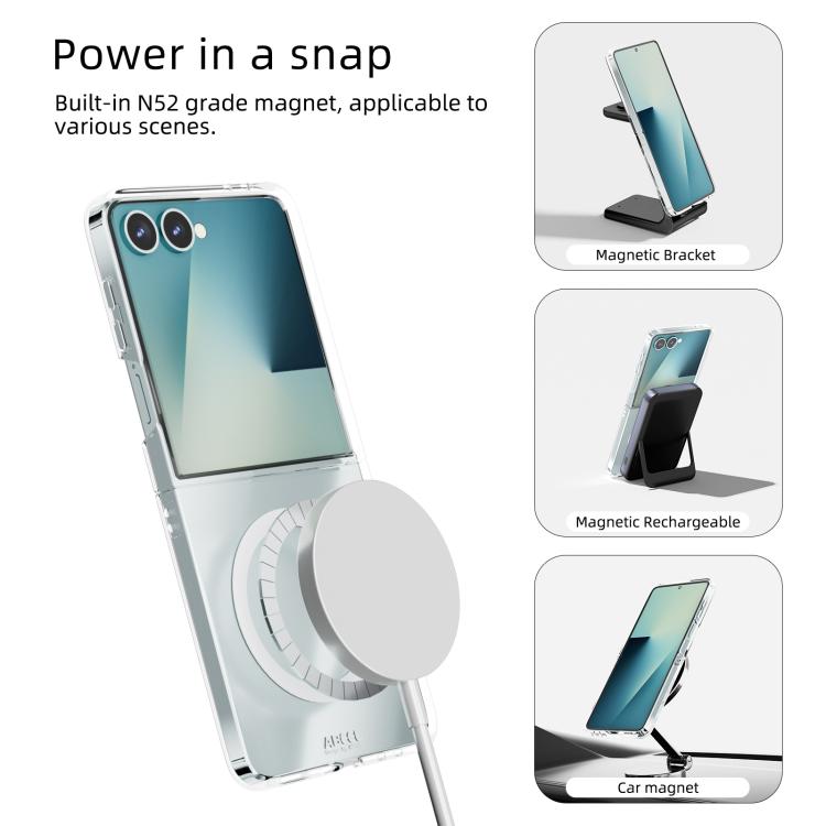 SlimMag Transparent Case – Z Flip 7 Edition