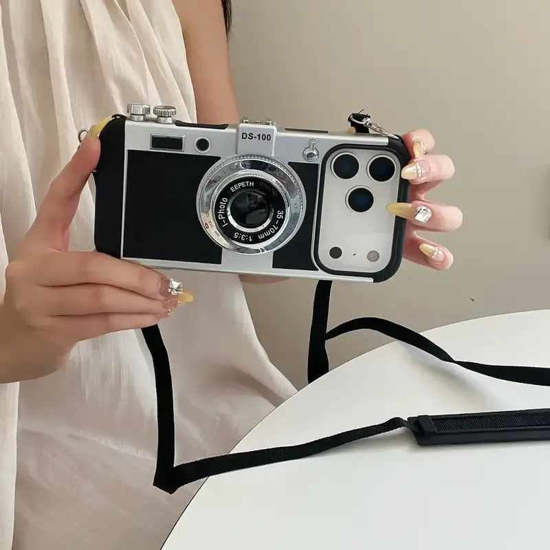 3D Retro Vintage Camera Case- iPhone 17 Series