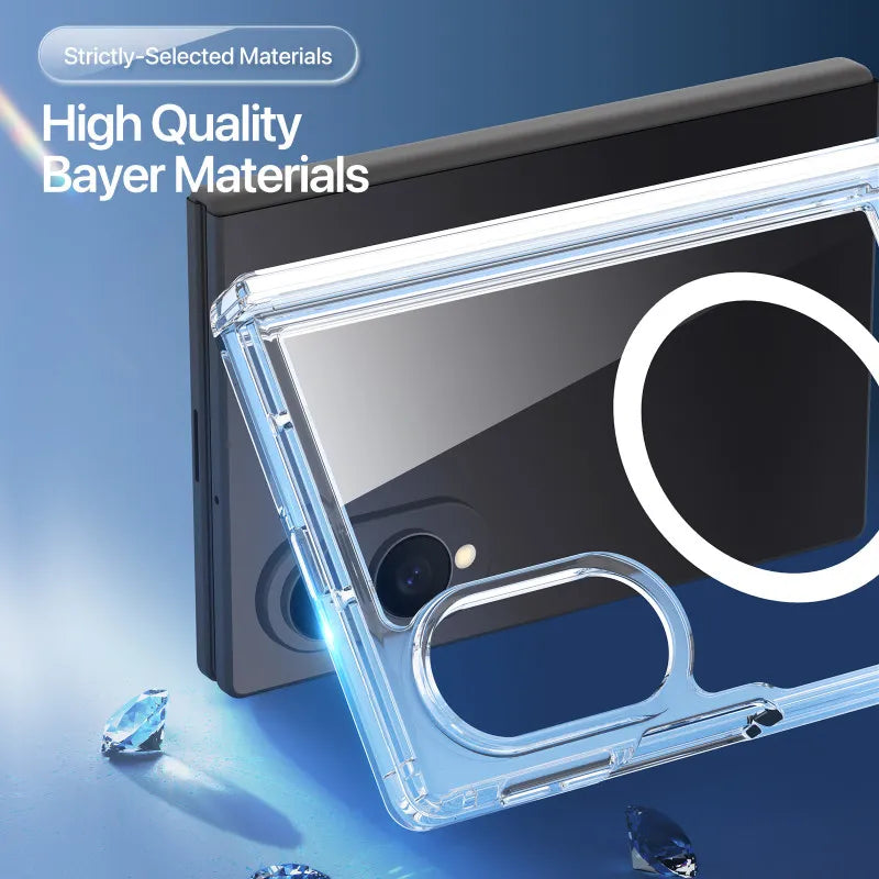 Galaxy Z Fold8 Crystal Flex Magnetic Shield Case