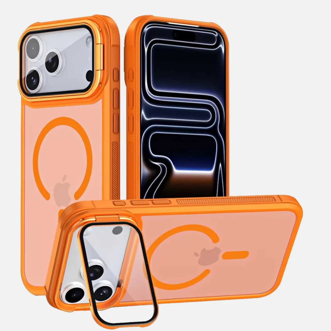Magnetic Shockproof Protective Case with Camera Lens Cover.