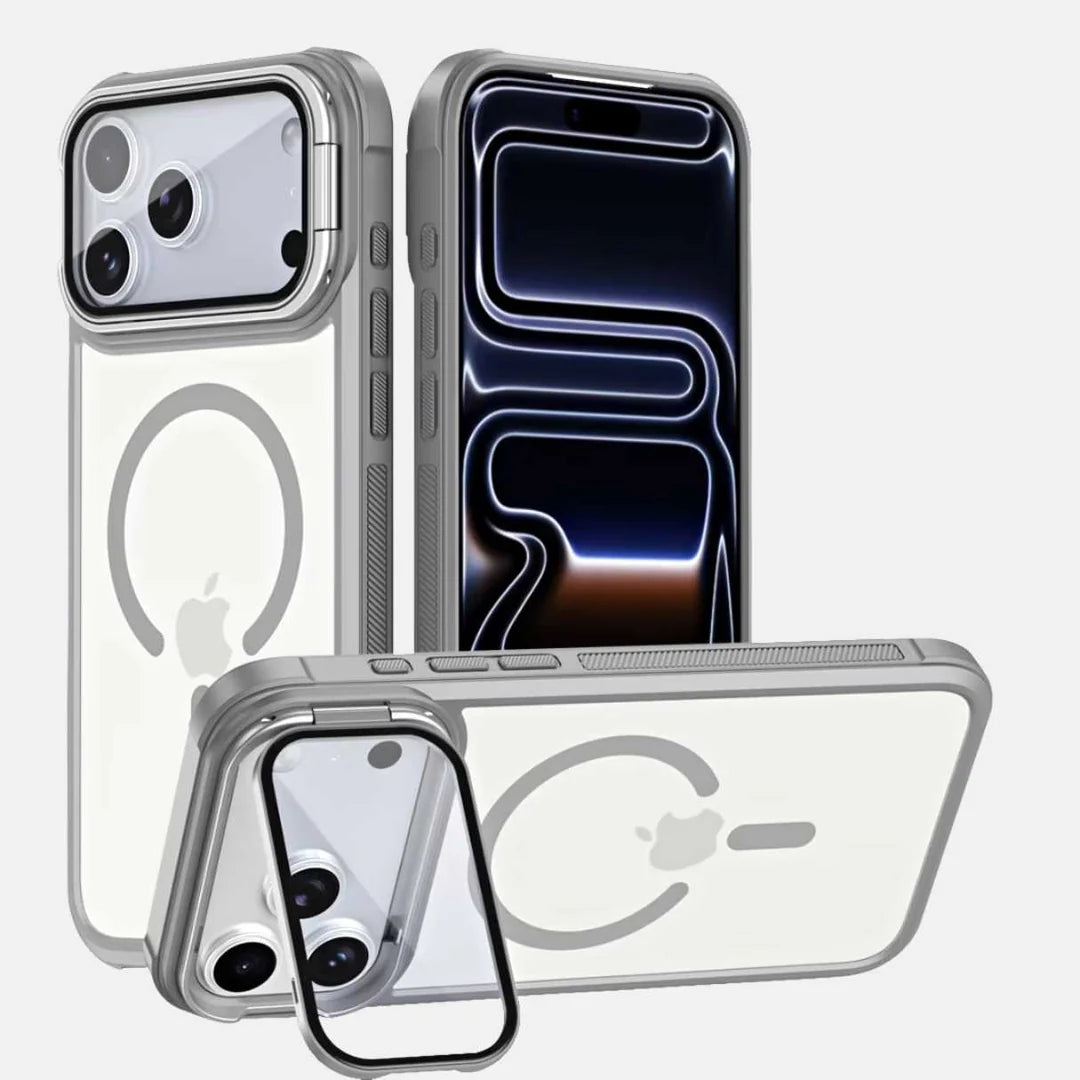 Magnetic Shockproof Protective Case with Camera Lens Cover.