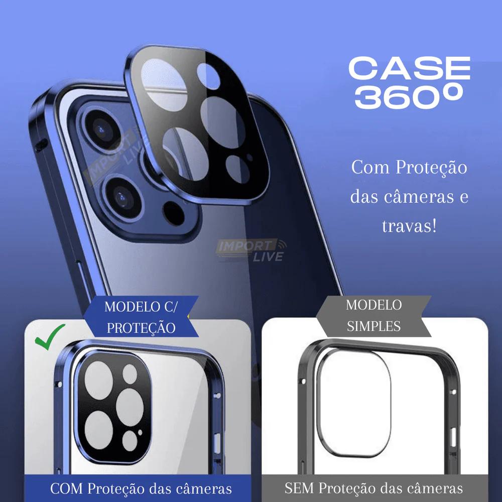 Full Protection Twin Glass Shield Case - iPhone Series