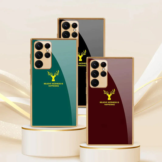 Inspirational Deer Protective Back Case for Galaxy S Series