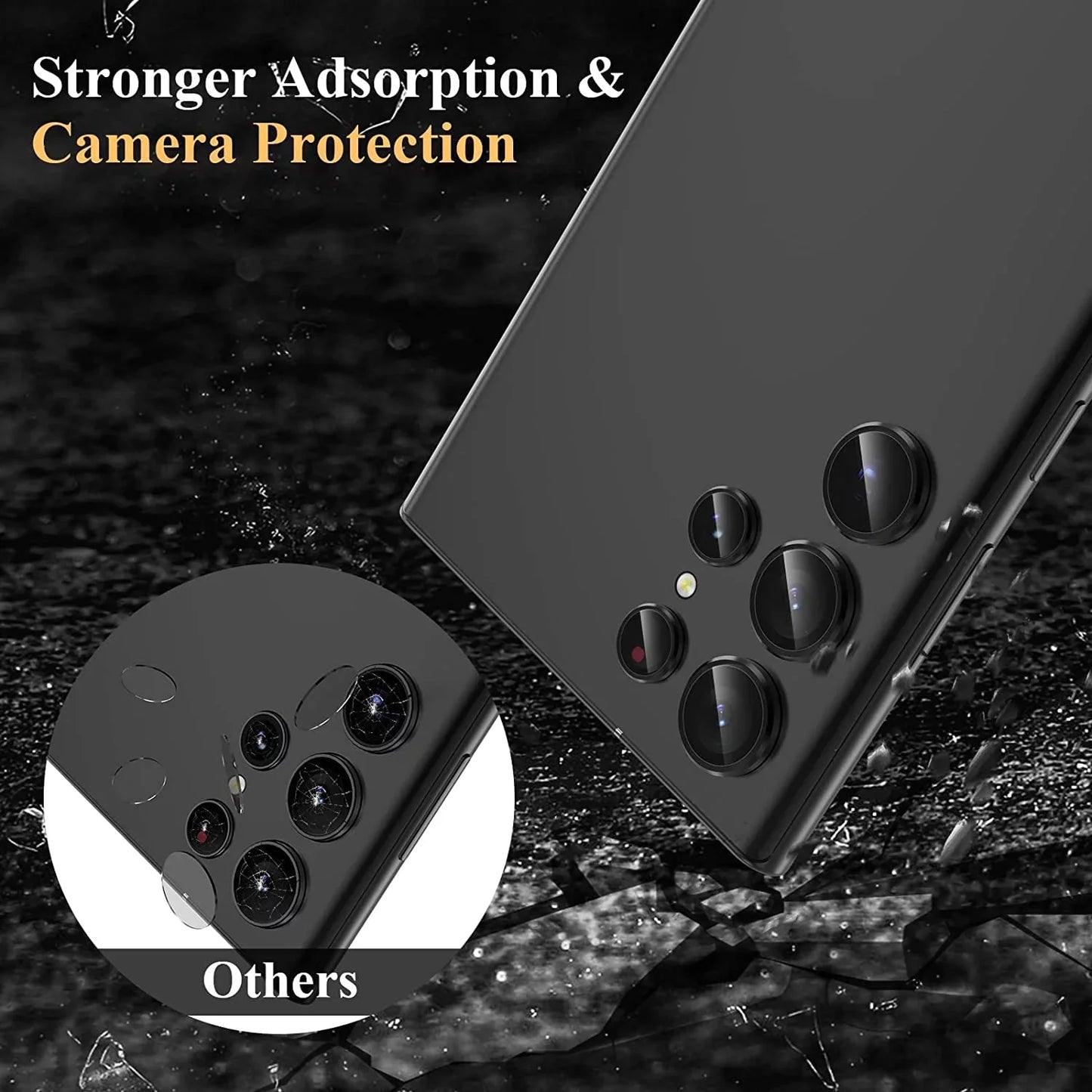 Galaxy S23 Ultra Camera Lens Metal Rings Protector