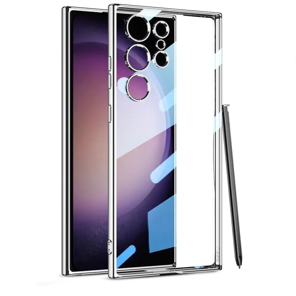 Galaxy S23 Ultra Phantom Soft Thin Transparent Back Case Cover