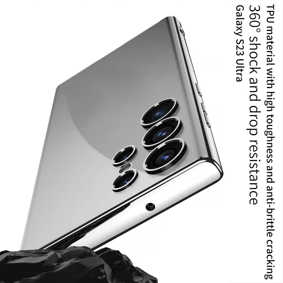 Galaxy S23 Ultra Phantom Soft Thin Transparent Back Case Cover