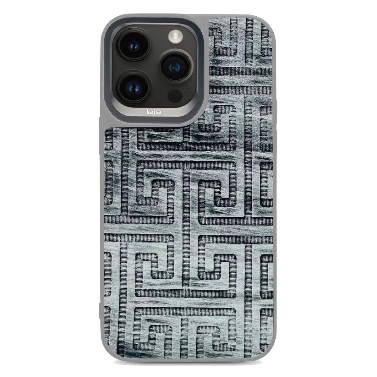 Kajsa Maze Pattern  Back Case for iPhone 15 Series