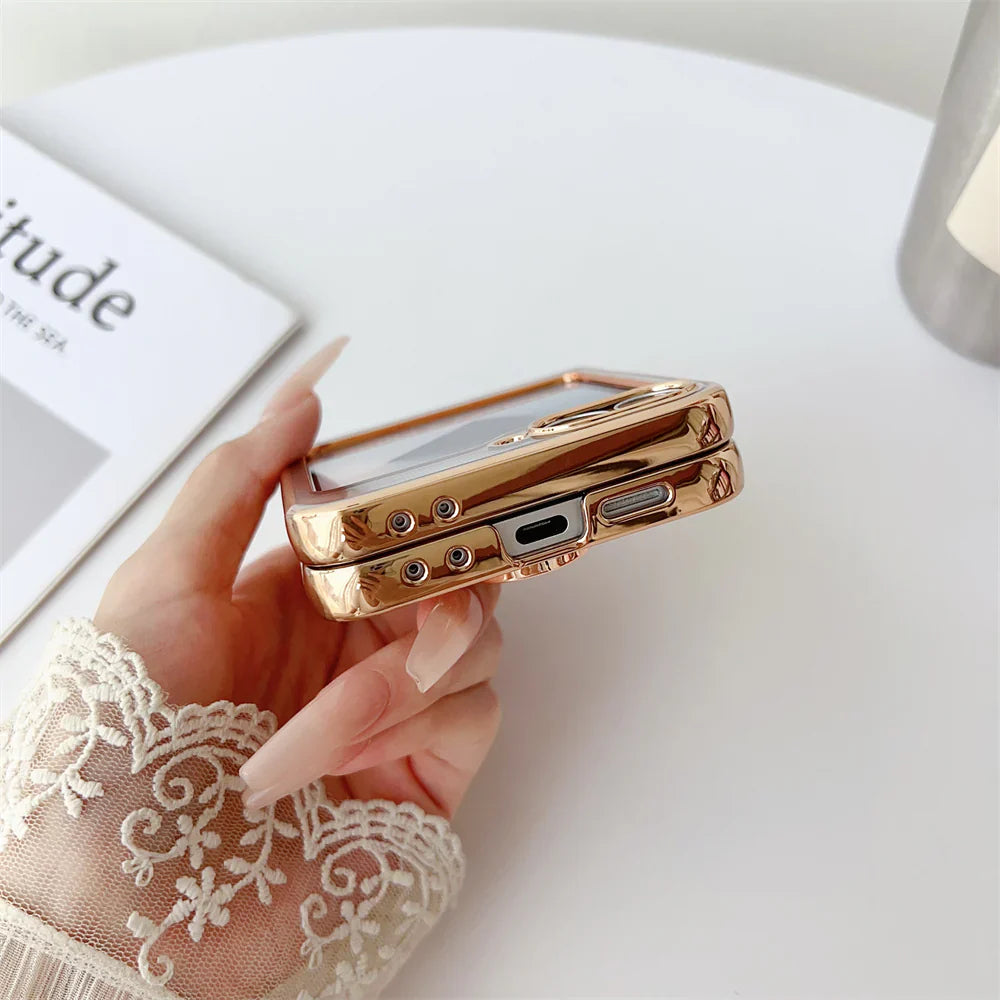 Electroplated Rotating Magnetic Case- Galaxy Z Flip Series