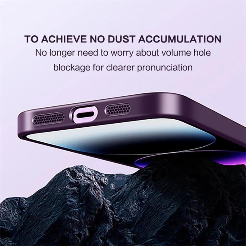 Luxury Slim Matte PC Bracket Magsafe Case for iPhone 13 Pro Max
