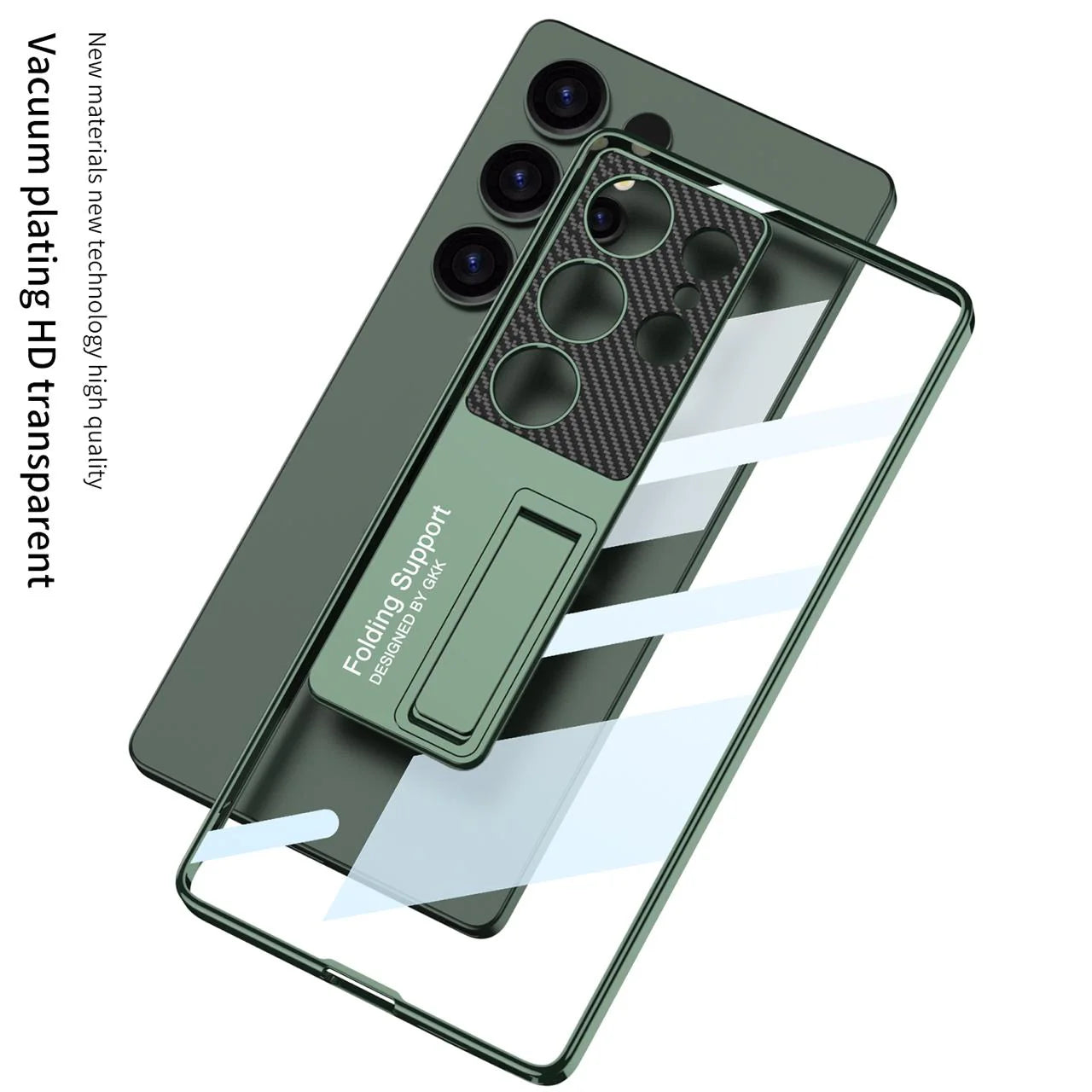 Transparent Bracket Case For Galaxy S25 Ultra