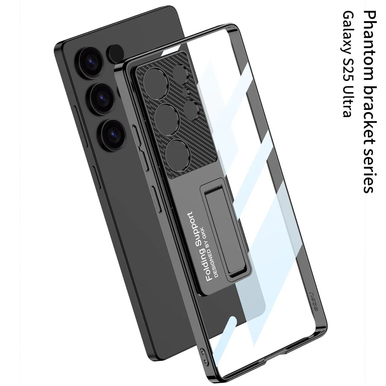 Transparent Bracket Case For Galaxy S25 Ultra