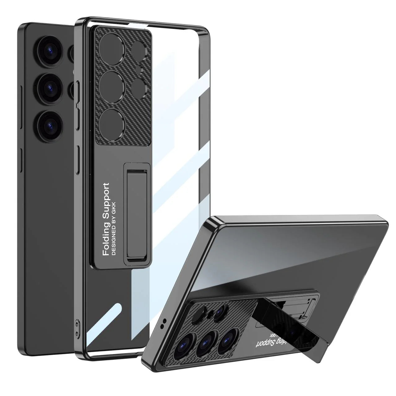 Transparent Bracket Case For Galaxy S25 Ultra