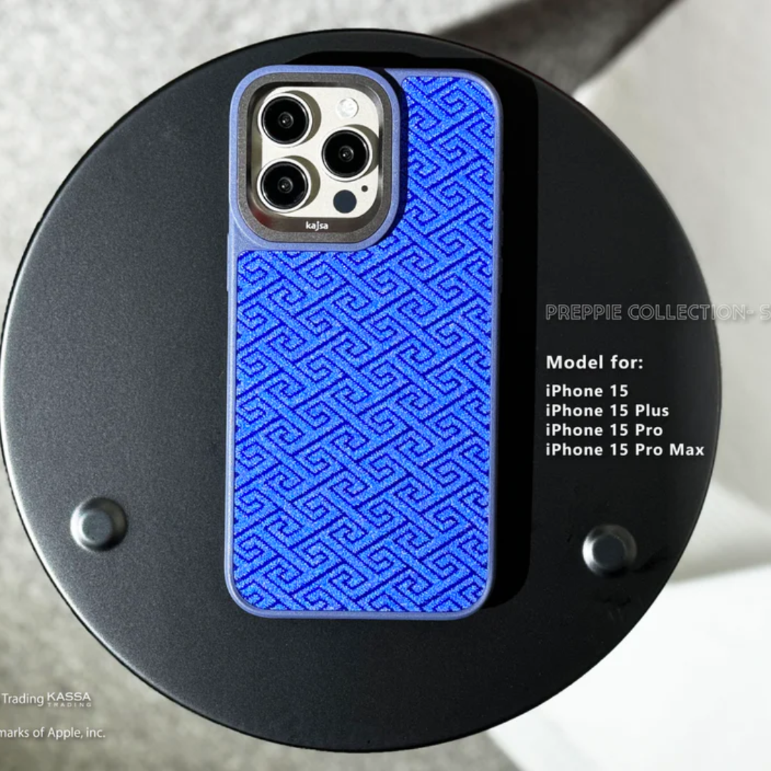 Kajsa Preppie Collection - Sunken Back Case for iPhone 15 Series