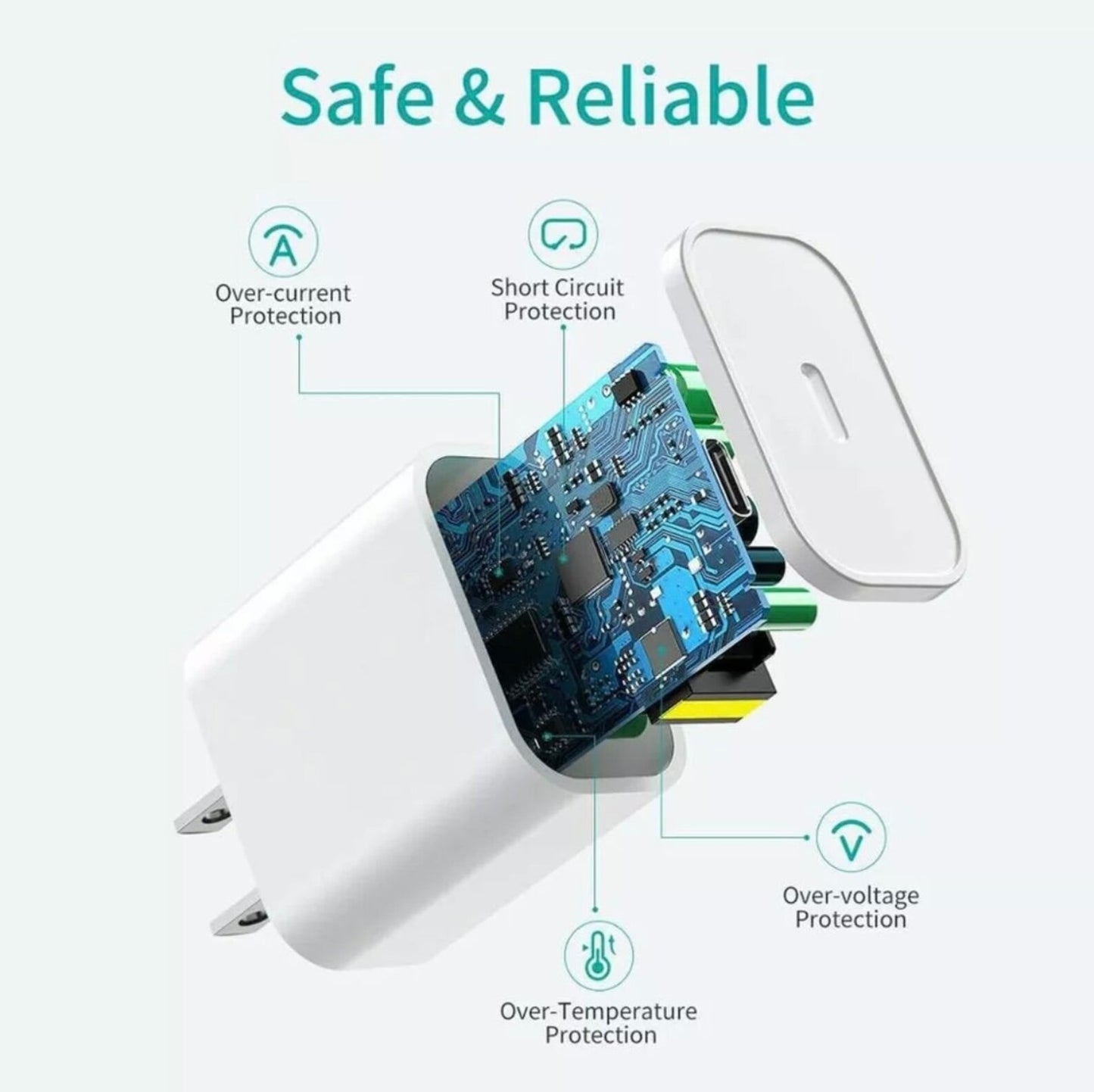 TOTU Fast charging 20W USB-C Power Adapter Cable