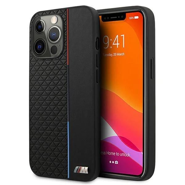 BMW Premium Leather Case Back Cover For iPhone 13 Series