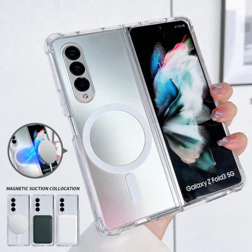 Samsung Galaxy Z Fold Series Slim Magnetic MagSafe Clear Case