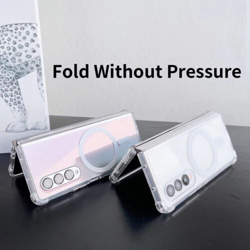 Samsung Galaxy Z Fold Series Slim Magnetic MagSafe Clear Case