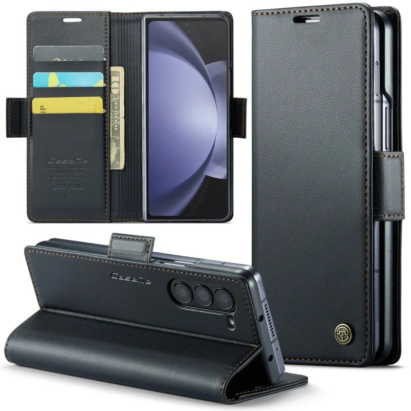 Magnetic Flip Leather Case- Galaxy Z Fold  Series