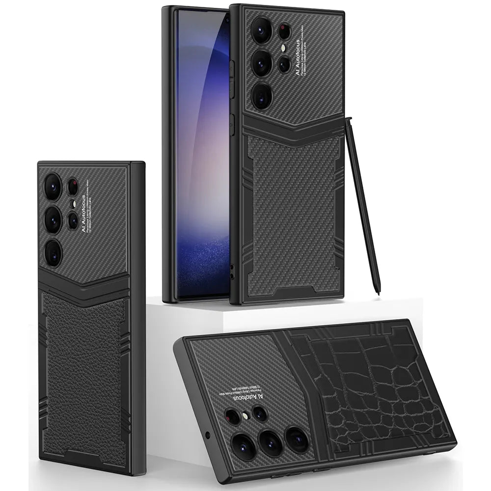 LUXURY LEATHER CASE FOR SAMSUNG GALAXY S24 ULTRA