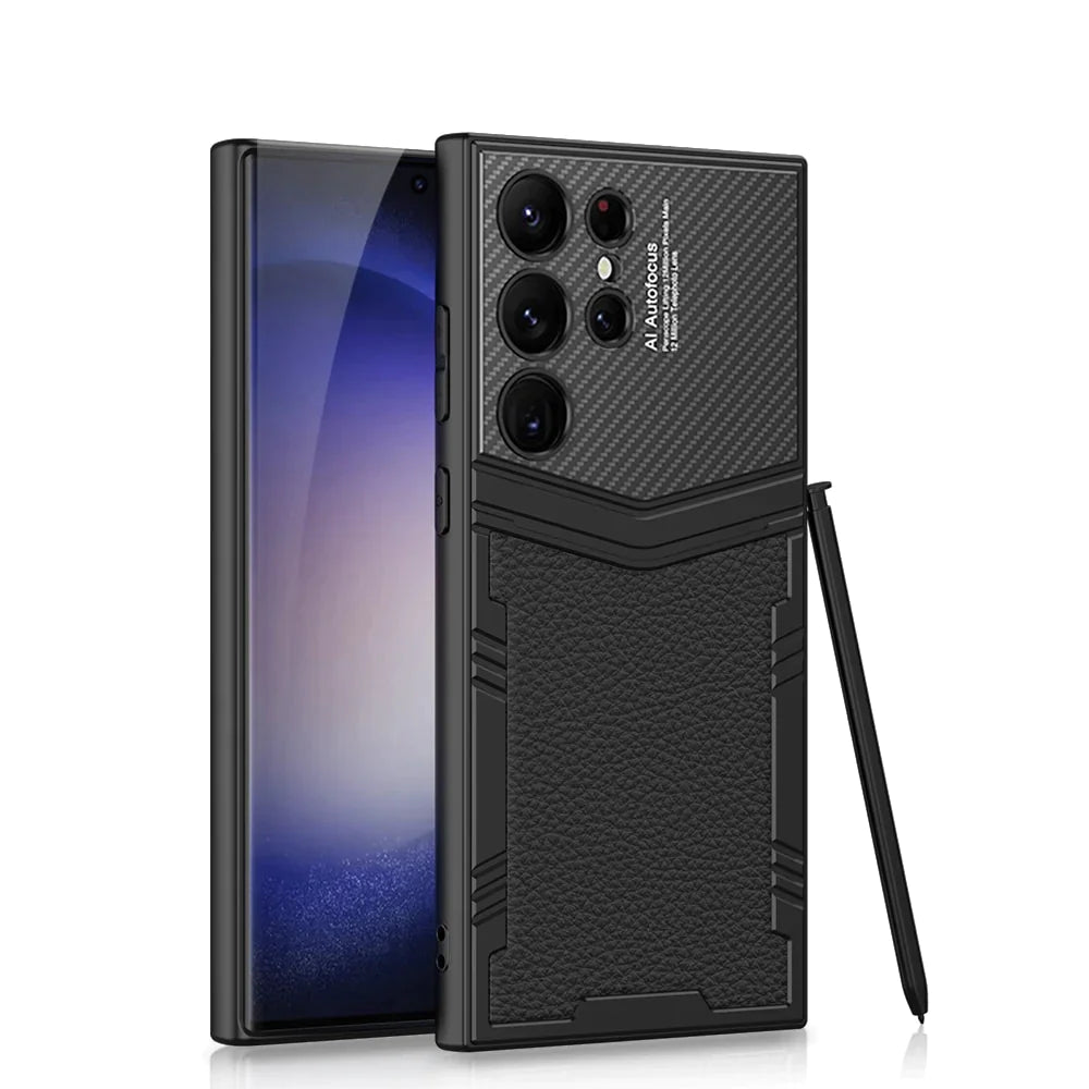 LUXURY LEATHER CASE FOR SAMSUNG GALAXY S24 ULTRA